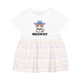 thumbnail image 1 of Inktastic Cowboy Cat Meowdy Girls Baby Dress, 1 of 5