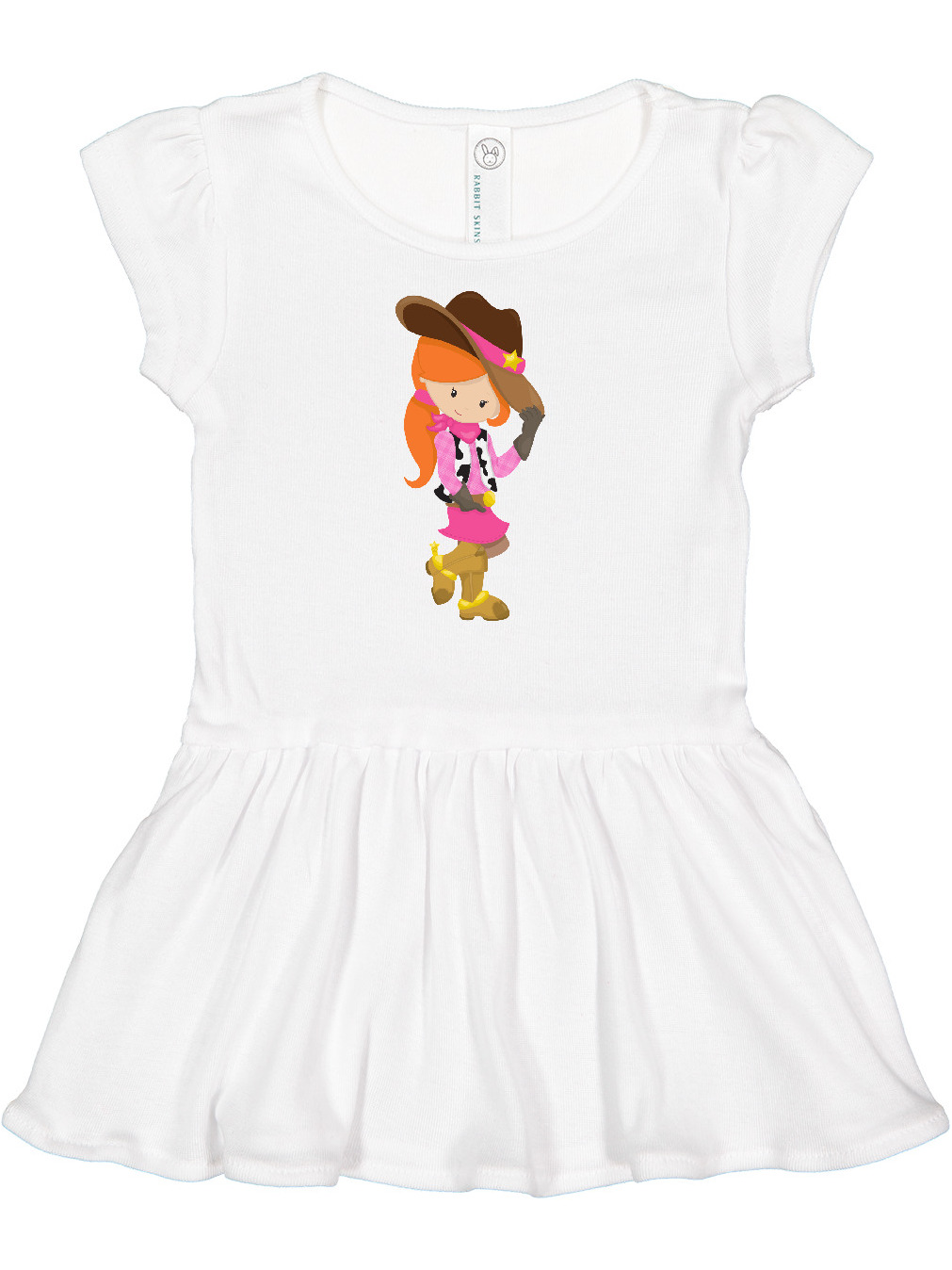 Inktastic Cowboy Girl, Girl With Cowboy Hat, Orange Hair Girls Baby