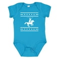 thumbnail image 1 of Inktastic Cowboy Silhouette Team Roping Rodeo Boys or Girls Baby Bodysuit, 1 of 5