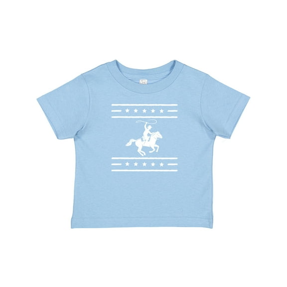 Inktastic Cowboy Silhouette Team Roping Rodeo Boys or Girls Baby T-Shirt