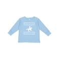 thumbnail image 1 of Inktastic Cowboy Silhouette Team Roping Rodeo Boys or Girls Long Sleeve Toddler T-Shirt, 1 of 5