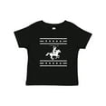 thumbnail image 1 of Inktastic Cowboy Silhouette Team Roping Rodeo Boys or Girls Toddler T-Shirt, 1 of 5