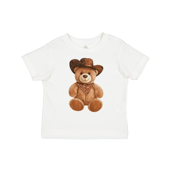 Inktastic Cowboy Teddy Bear Bandana Kids Boys or Girls Toddler T-Shirt