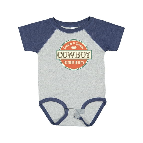Inktastic Cowboy Vintage Logo Boys Baby Bodysuit