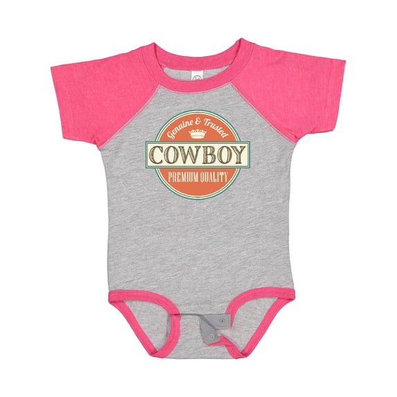 Inktastic Cowboy Vintage Logo Boys Baby Bodysuit