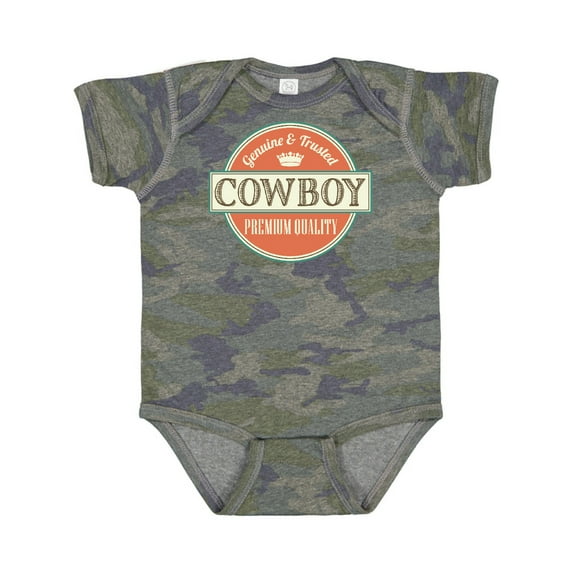 Inktastic Cowboy Vintage Logo Boys Baby Bodysuit