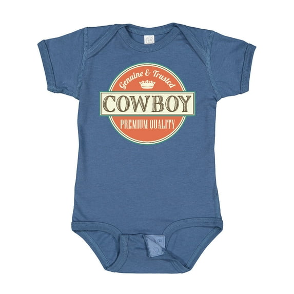 Inktastic Cowboy Vintage Logo Boys Baby Bodysuit