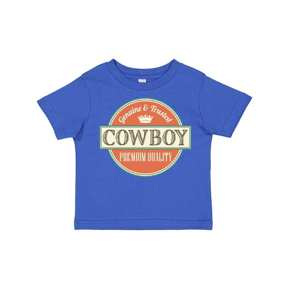 Inktastic Cowboy Vintage Logo Boys Toddler T-Shirt