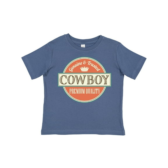Inktastic Cowboy Vintage Logo Boys Toddler T-Shirt