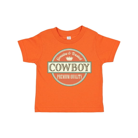 Inktastic Cowboy Vintage Logo Boys Toddler T-Shirt