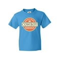 thumbnail image 1 of Inktastic Cowboy Vintage Logo Youth T-Shirt, 1 of 5