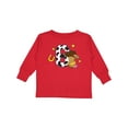 thumbnail image 1 of Inktastic Cowgirl Birthday Six years old with Cowgirl Boots Girls Long Sleeve Toddler T-Shirt, 1 of 5