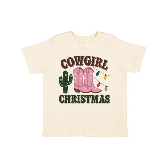 Inktastic Cowgirl Christmas Girls Toddler T-Shirt