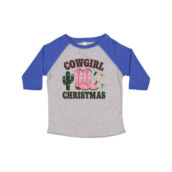 Inktastic Cowgirl Christmas Girls Toddler T-Shirt