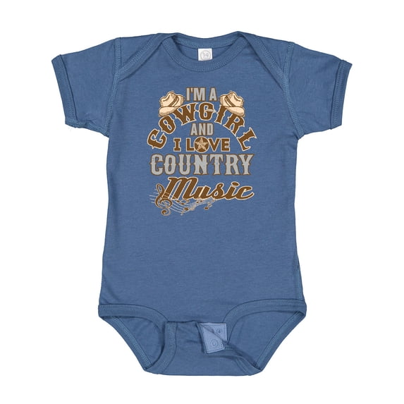 Inktastic Cowgirl Country Music Lover Girls Baby Bodysuit