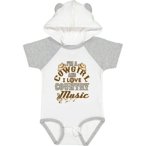 Inktastic Cowgirl Country Music Lover Girls Baby Bodysuit