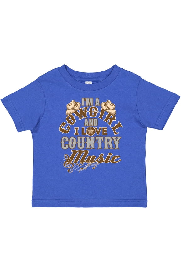 Cowgirl Country Music Lover Girls Toddler T-Shirt