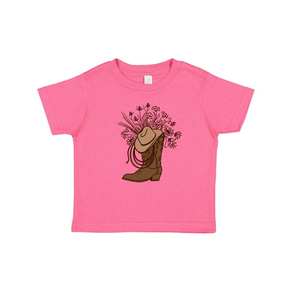Inktastic Cowgirl Rodeo Western Boot Girls Baby T-Shirt