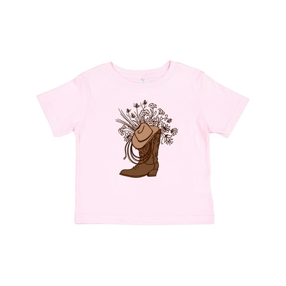 Inktastic Cowgirl Rodeo Western Boot Girls Baby T-Shirt