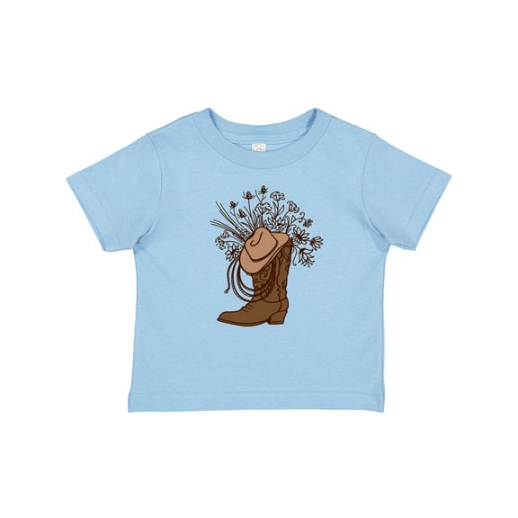 Inktastic Cowgirl Rodeo Western Boot Girls Baby T-Shirt