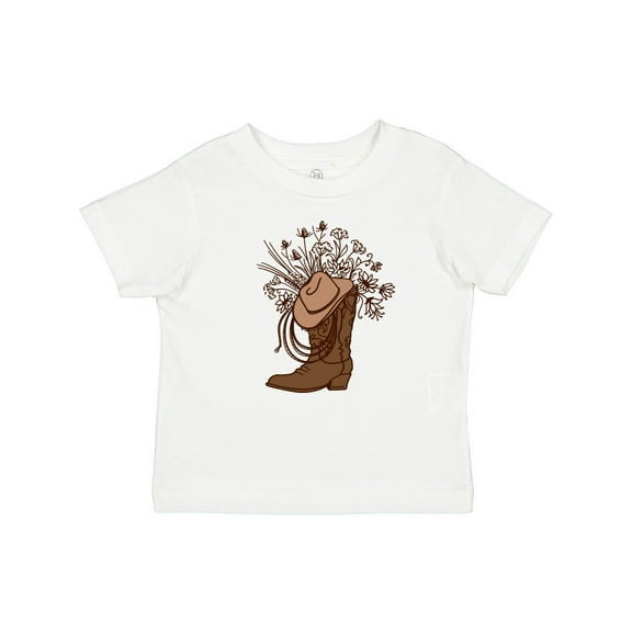 Inktastic Cowgirl Rodeo Western Boot Girls Baby T-Shirt