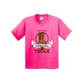 thumbnail image 1 of Inktastic Cowgirl Tough with Cowgirl Boots and Rose Youth T-Shirt, 1 of 5