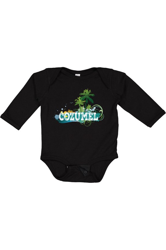 Cozumel Mexico Vacation Cruise Boys or Girls Long Sleeve Baby Bodysuit
