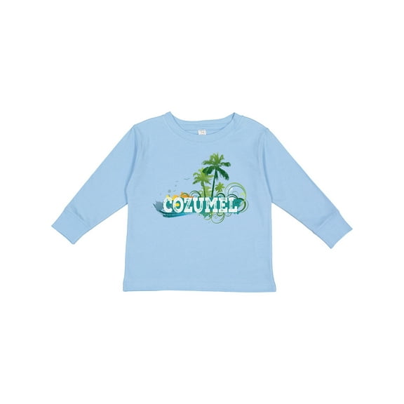 Inktastic Cozumel Mexico Vacation Cruise Boys or Girls Long Sleeve Toddler T-Shirt