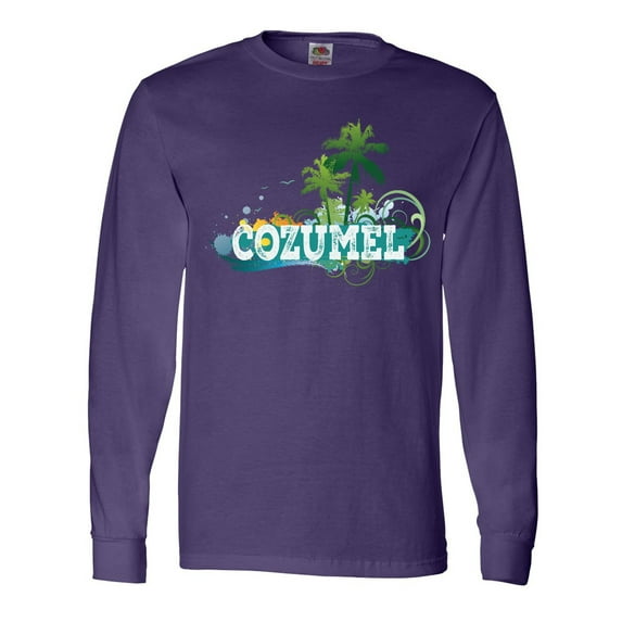 Inktastic Cozumel Mexico Vacation Cruise Long Sleeve T-Shirt