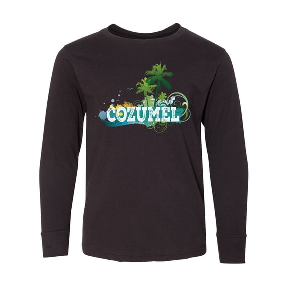Inktastic Cozumel Mexico Vacation Cruise Long Sleeve Youth T-Shirt