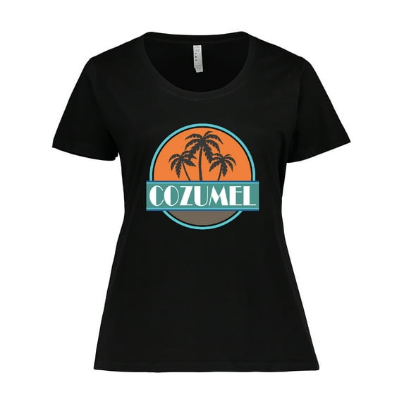 Inktastic Cozumel Mexico Vacation Cruise Women's Plus Size T-Shirt