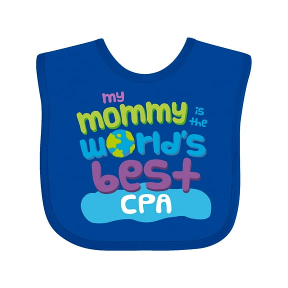 Inktastic Cpa Mom Quote Boys or Girls Baby Bib