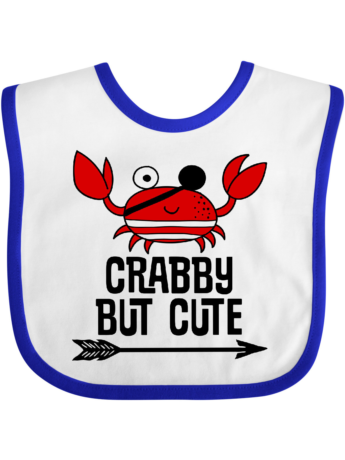Cute Crab Shape Wool Baby Bib – Soft Absorbent Feeding Bib main image 0