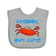 thumbnail image 1 of Inktastic Crabby but Cute Boys or Girls Baby Bib, 1 of 4