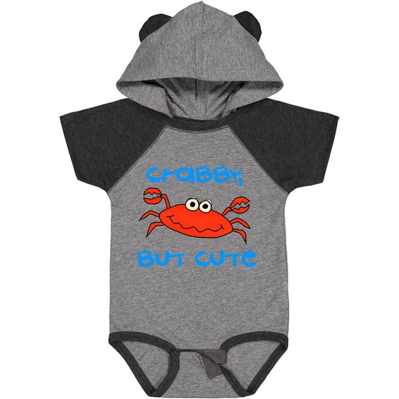 Inktastic Crabby but Cute Boys or Girls Baby Bodysuit