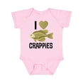 thumbnail image 1 of Inktastic Crappie Fishing I Love Crappies Boys or Girls Baby Bodysuit, 1 of 5