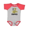 thumbnail image 1 of Inktastic Crappie Fishing I Love Crappies Boys or Girls Baby Bodysuit, 1 of 5