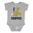 thumbnail image 1 of Inktastic Crappie Fishing I Love Crappies Boys or Girls Baby Bodysuit, 1 of 5