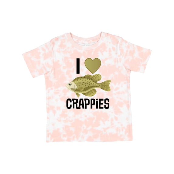 Inktastic Crappie Fishing I Love Crappies Boys or Girls Toddler T-Shirt
