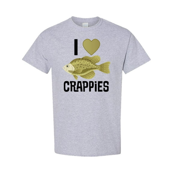 Inktastic Crappie Fishing I Love Crappies T-Shirt