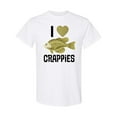 thumbnail image 1 of Inktastic Crappie Fishing I Love Crappies T-Shirt, 1 of 5