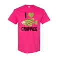 thumbnail image 1 of Inktastic Crappie Fishing I Love Crappies T-Shirt, 1 of 5