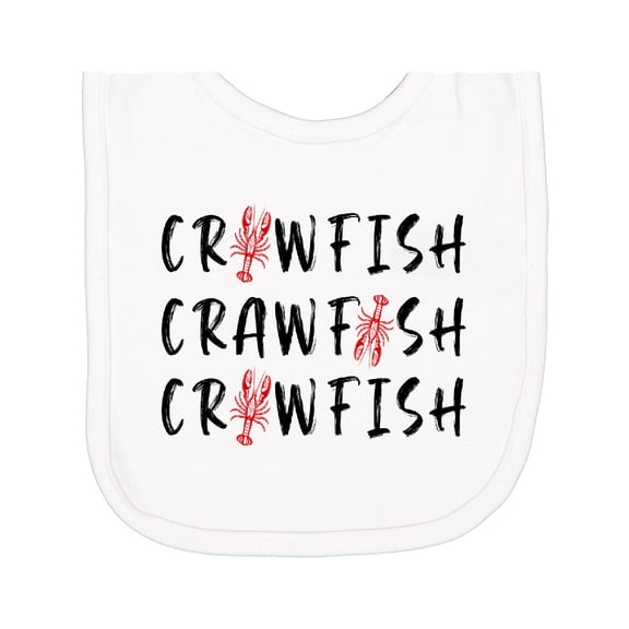 Inktastic Crawfish Crawfish Crawfish Newborn Bib