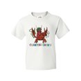 thumbnail image 1 of Inktastic Crawfish Crew Mardi Gras Crayfish with Beads Youth T-Shirt, 1 of 5