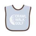 thumbnail image 1 of Inktastic Crawl Walk Golf Boys or Girls Baby Bib, 1 of 4