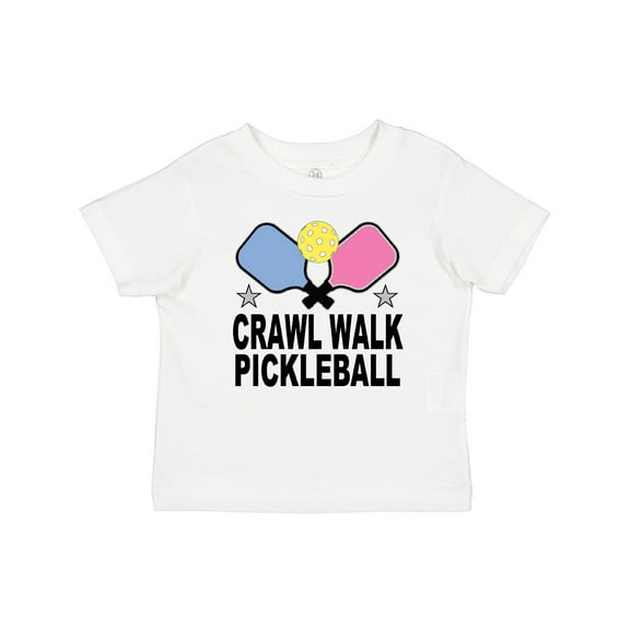 Inktastic Crawl Walk Pickleball Boys or Girls Baby T-Shirt