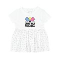 thumbnail image 1 of Inktastic Crawl Walk Pickleball Girls Baby Dress, 1 of 5