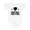 thumbnail image 1 of Inktastic Crawl Walk Ping Pong Boys or Girls Baby Bodysuit, 1 of 5