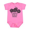 thumbnail image 1 of Inktastic Crawl Walk Ride Motorcycle Boys or Girls Baby Bodysuit, 1 of 5