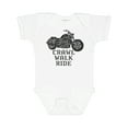 thumbnail image 1 of Inktastic Crawl Walk Ride Motorcycle Boys or Girls Baby Bodysuit, 1 of 5